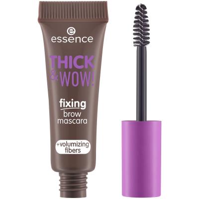 Essence Thick &amp; Wow! Fixing Brow Mascara Maskara za obrve za žene 6 ml Nijansa 02 Ash Brown