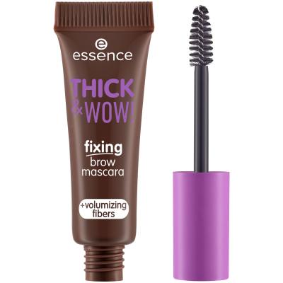 Essence Thick &amp; Wow! Fixing Brow Mascara Maskara za obrve za žene 6 ml Nijansa 03 Brunette Brown