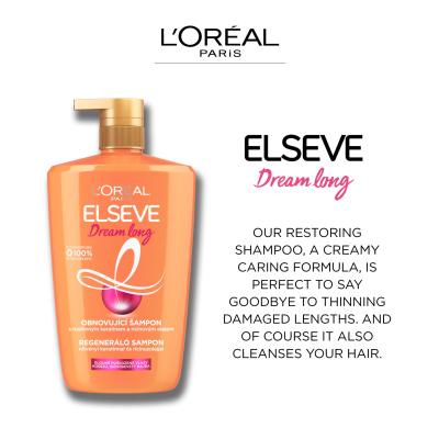 L&#039;Oréal Paris Elseve Dream Long Restoring Shampoo Šampon za žene 1000 ml