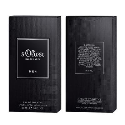 s.Oliver Black Label Toaletna voda za muškarce 30 ml