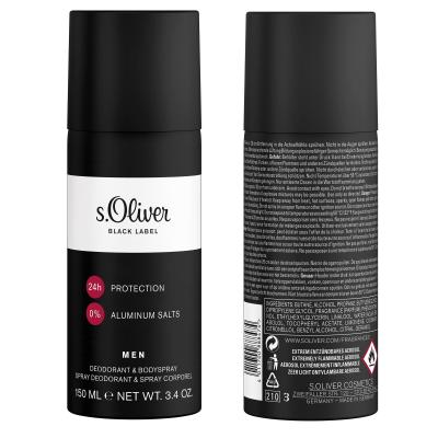 s.Oliver Black Label Dezodorans za muškarce 150 ml