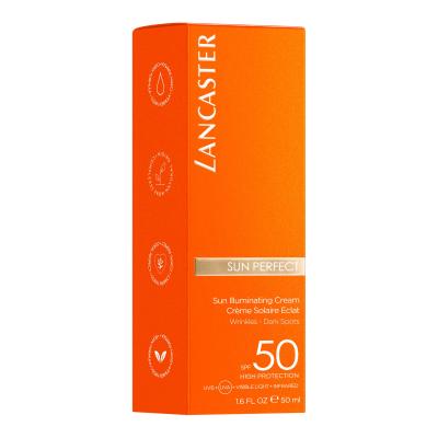 Lancaster Sun Perfect Sun Illuminating Cream SPF50 Proizvod za zaštitu lica od sunca za žene 50 ml