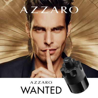 Azzaro The Most Wanted Poklon set parfemska voda 100 ml + parfemska voda 10 ml + šampon za kosu i tijelo Wanted 75 ml