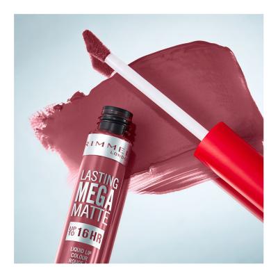 Rimmel London Lasting Mega Matte Liquid Lip Colour Ruž za usne za žene 7,4 ml Nijansa Ravishing Rose