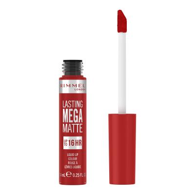 Rimmel London Lasting Mega Matte Liquid Lip Colour Ruž za usne za žene 7,4 ml Nijansa Fire Starter