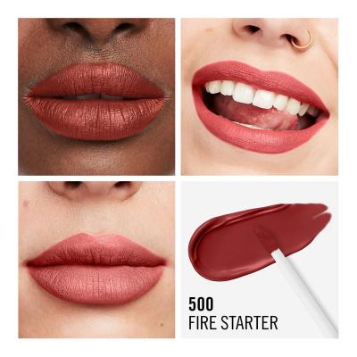 Rimmel London Lasting Mega Matte Liquid Lip Colour Ruž za usne za žene 7,4 ml Nijansa Fire Starter