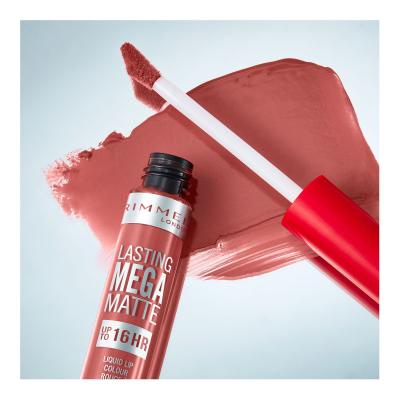 Rimmel London Lasting Mega Matte Liquid Lip Colour Ruž za usne za žene 7,4 ml Nijansa Pink Blink