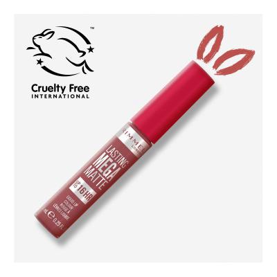 Rimmel London Lasting Mega Matte Liquid Lip Colour Ruž za usne za žene 7,4 ml Nijansa Rose &amp; Shine