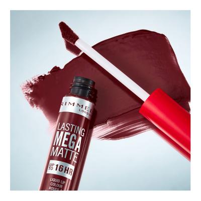 Rimmel London Lasting Mega Matte Liquid Lip Colour Ruž za usne za žene 7,4 ml Nijansa Plum This Show