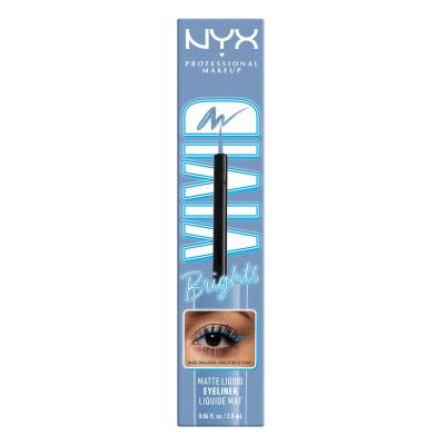 NYX Professional Makeup Vivid Brights Tuš za oči za žene 2 ml Nijansa 05 Cobalt Crush