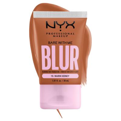 NYX Professional Makeup Bare With Me Blur Tint Foundation Puder za žene 30 ml Nijansa 15 Warm Honey