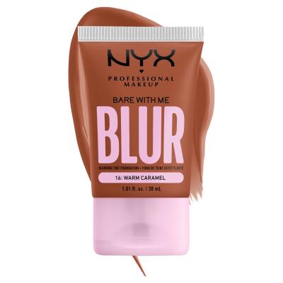 NYX Professional Makeup Bare With Me Blur Tint Foundation Puder za žene 30 ml Nijansa 16 Warm Caramel