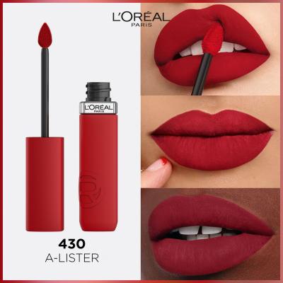 L&#039;Oréal Paris Infaillible Matte Resistance Lipstick Ruž za usne za žene 5 ml Nijansa 430 A-lister