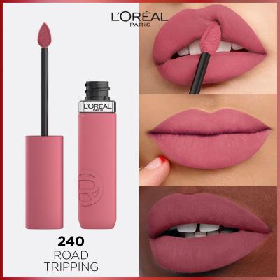 L&#039;Oréal Paris Infaillible Matte Resistance Lipstick Ruž za usne za žene 5 ml Nijansa 240 Road Tripping