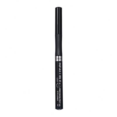 L&#039;Oréal Paris Infaillible Grip 24H Precision Felt Eyeliner Tuš za oči za žene 1 ml Nijansa 01 Black