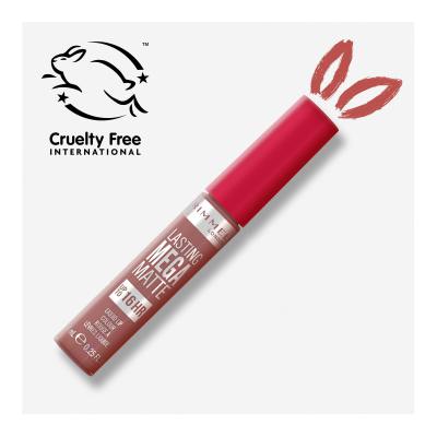 Rimmel London Lasting Mega Matte Liquid Lip Colour Ruž za usne za žene 7,4 ml Nijansa Strapless