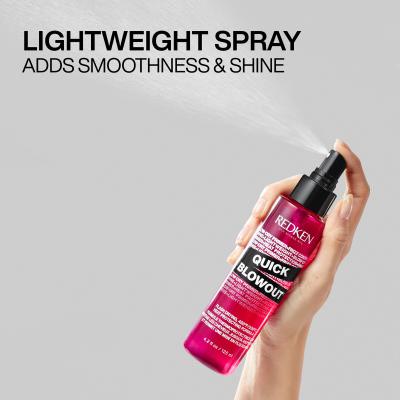 Redken Quick Blowout Lightweight Blow Dry Primer Spray Zaštita kose od topline za žene 125 ml