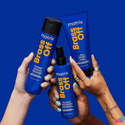 Matrix Brass Off All-In-One Toning Leave-In Spray Njega kose bez ispiranja za žene 200 ml