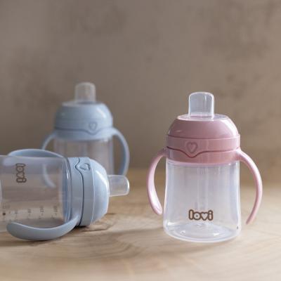 LOVI First Cup With Spout Pink 6m+ Čašica za djecu 150 ml