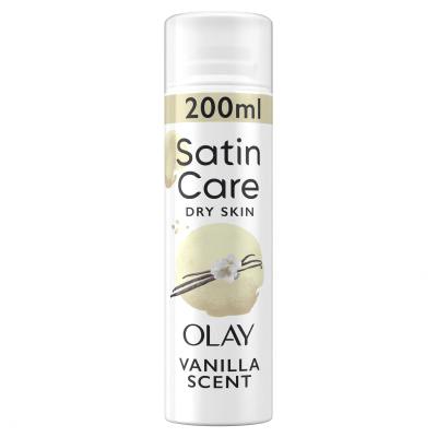 Gillette Satin Care Olay Vanilla Dream Shave Gel Gel za brijanje za žene 200 ml