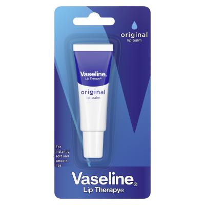 Vaseline Lip Therapy Original Lip Balm Tube Balzam za usne za žene 10 g