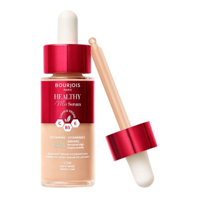 BOURJOIS Paris Healthy Mix Clean &amp; Vegan Serum Foundation Puder za žene 30 ml Nijansa 53W Light Beige