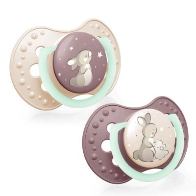 LOVI Night &amp; Day Dynamic Soother Girl 3-6m Duda za djecu 2 kom