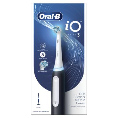 Oral-B iO Series 3 Black Oscilirajuća zubna četkica 1 kom