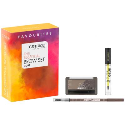 Catrice The Essential Brow Set Poklon set olovka za obrve Eye Brow Stylist 1,6 g 020 Date With Ash-Ton + puder za obrve Brow Powder Waterproof 4 g 010 Ash Blond + gel za obrve Super Glue Brow Styling Gel 4 ml 010 Ultra Hold