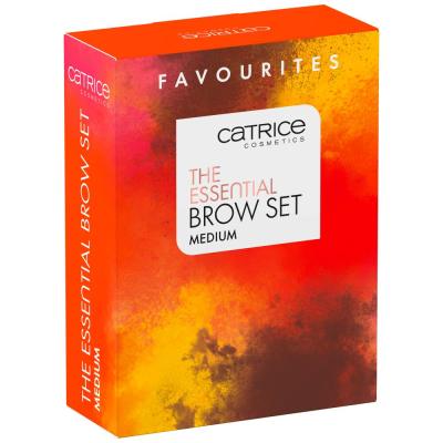 Catrice The Essential Brow Set Poklon set olovka za obrve Eye Brow Stylist 1,6 g 030 Brow-N-Eyed Peas + puder za obrve Brow Powder Waterproof 4 g 020 Ash Brown + gel za obrve Super Glue Brow Styling Gel 4 ml 010 Ultra Hold