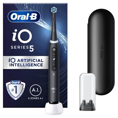 Oral-B iO Series 5 Black Oscilirajuća zubna četkica 1 kom