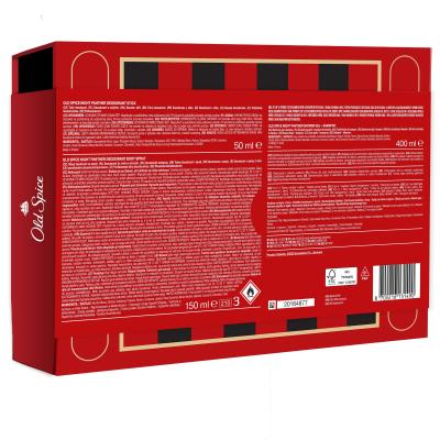 Old Spice Nightpanther Poklon set deostick 50 ml + dezodorans 150 ml + gel za tuširanje 3u1 400 ml + društvena igra 3u1