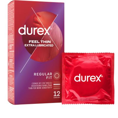 Durex Feel Thin Extra Lubricated Kondomi za muškarce set