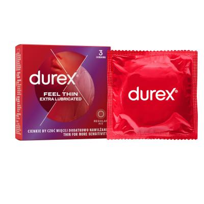 Durex Feel Thin Extra Lubricated Kondomi za muškarce set