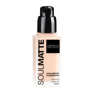 Gabriella Salvete Soulmatte Hyaluronic Foundation Puder za žene 30 ml Nijansa 02C Ivory Cold