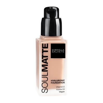 Gabriella Salvete Soulmatte Hyaluronic Foundation Puder za žene 30 ml Nijansa 03N Beige Neutral