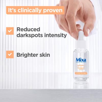 Mixa Vitamin C + Glycolic Acid Anti-Dark Spot Serum Serum za lice za žene 30 ml