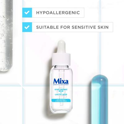 Mixa Hyaluronic Acid + Lactic Acid Anti-Dryness Hydrating Serum Serum za lice za žene 30 ml