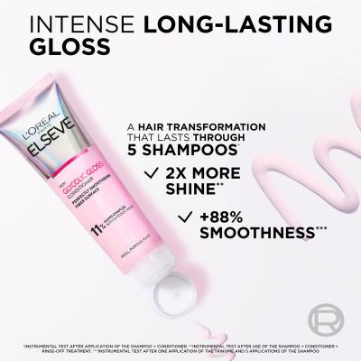 L&#039;Oréal Paris Elseve Glycolic Gloss Conditioner Regenerator za žene 150 ml