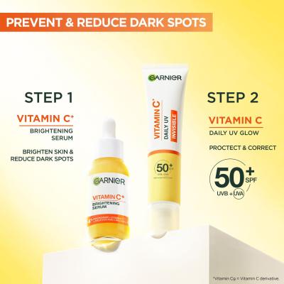 Garnier Skin Naturals Vitamin C Daily UV Invisible SPF50+ Dnevna krema za lice za žene 40 ml