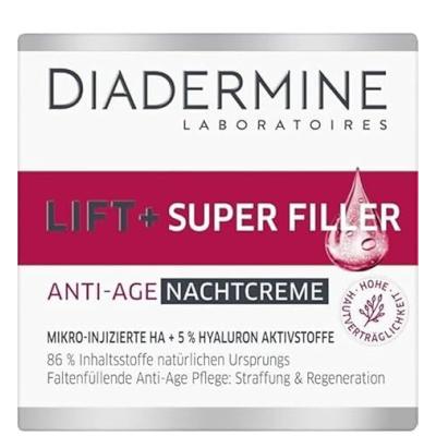 Diadermine Lift+ Super Filler Anti-Age Night Cream Noćna krema za lice za žene 50 ml