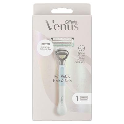 Gillette Venus Satin Care For Pubic Hair &amp; Skin Aparat za brijanje za žene 1 kom