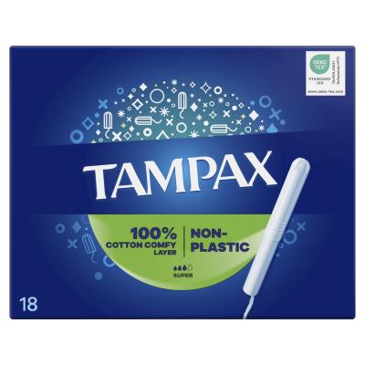 Tampax Non-Plastic Super Tampon za žene set