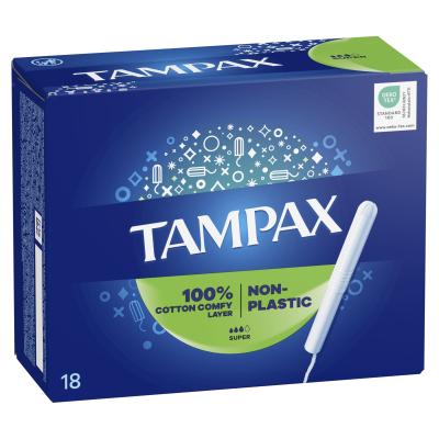 Tampax Non-Plastic Super Tampon za žene set