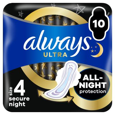 Always Ultra Secure Night Higijenski uložak za žene set