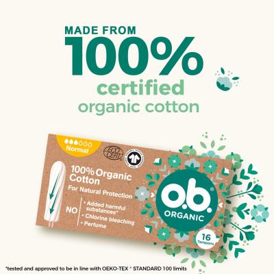 o.b. Organic Normal Tampon za žene set