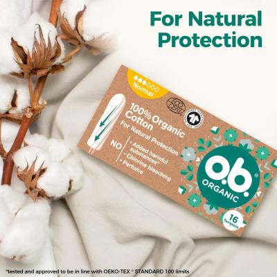 o.b. Organic Normal Tampon za žene set