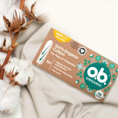 o.b. Organic Normal Tampon za žene set