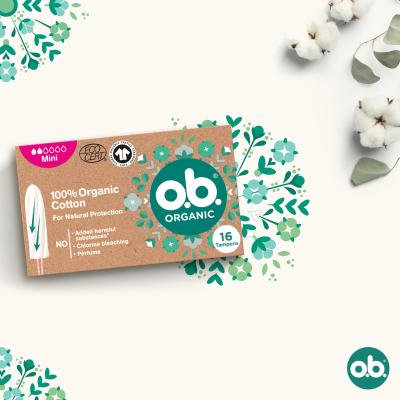 o.b. Organic Mini Tampon za žene set