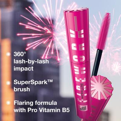 Maybelline Lash Sensational Firework Maskara za žene 10 ml Nijansa Black